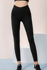 Crisscross Waist Yoga Leggings - Shah S. Sahota